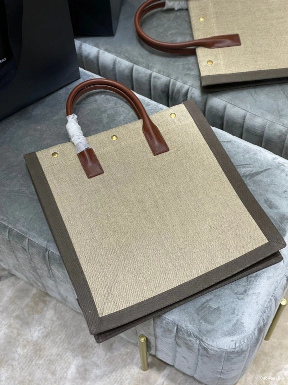 BAG N YSL AND RIVE IN GAUCHE LINEN S COTTON SHOPPING 0816